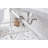Ellie 33 - Tall Oval Console Bathroom Vanity with Faucet and Overflow-979237231