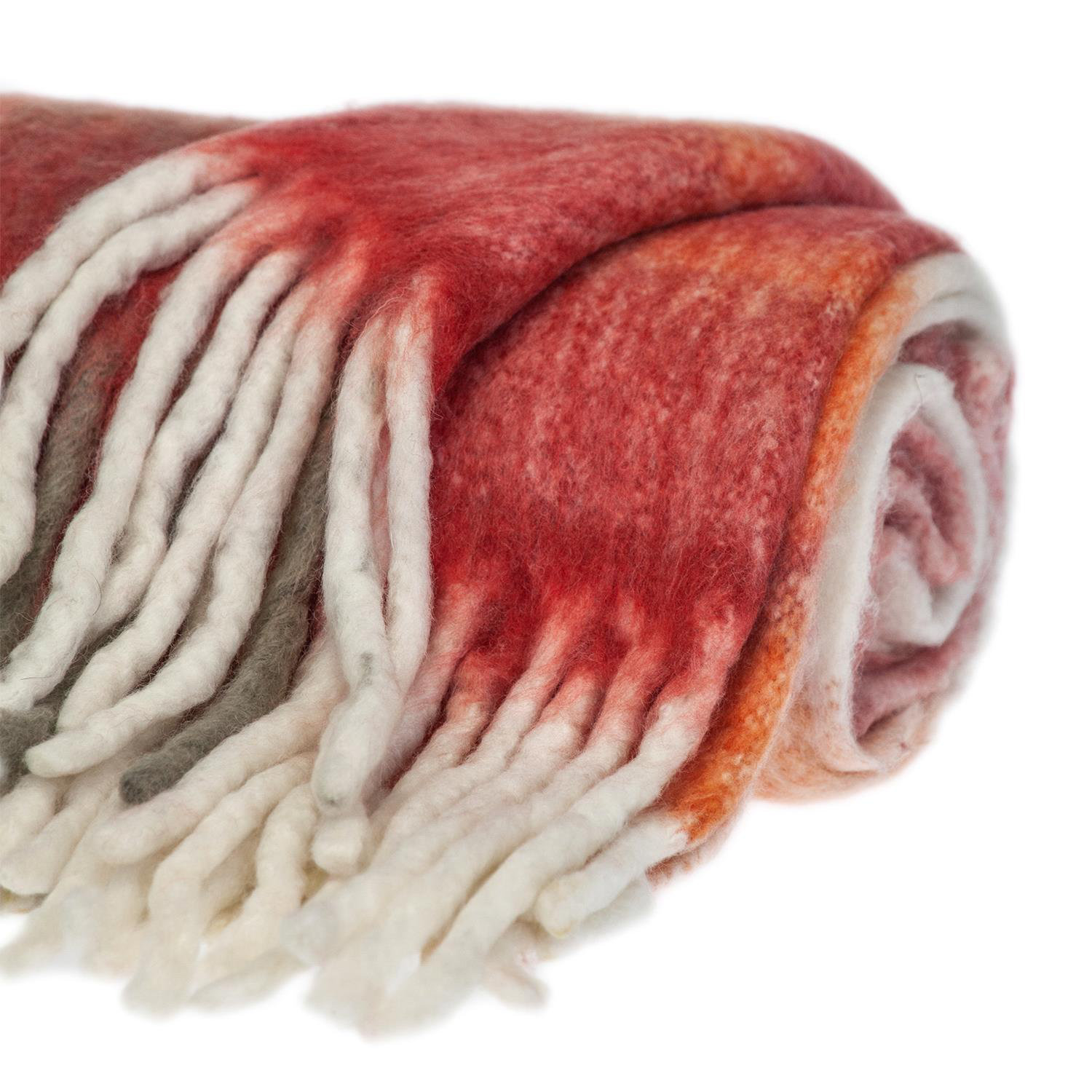 Ixia Handwoven Wool Blend Throw Blanket