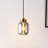 1 - Light Smoke Gray Jar Pendant