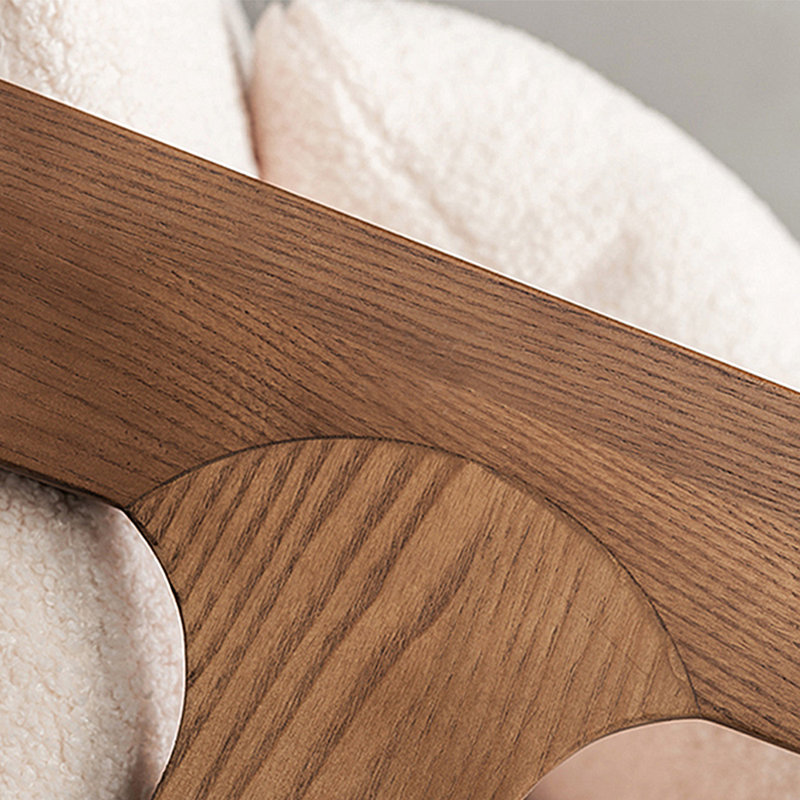 Simple solid wood ash wood chair