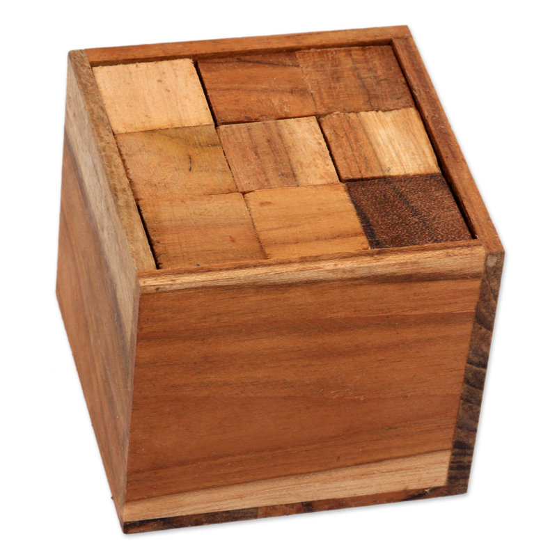 Sculpture de puzzle boîte magic teck Townsley