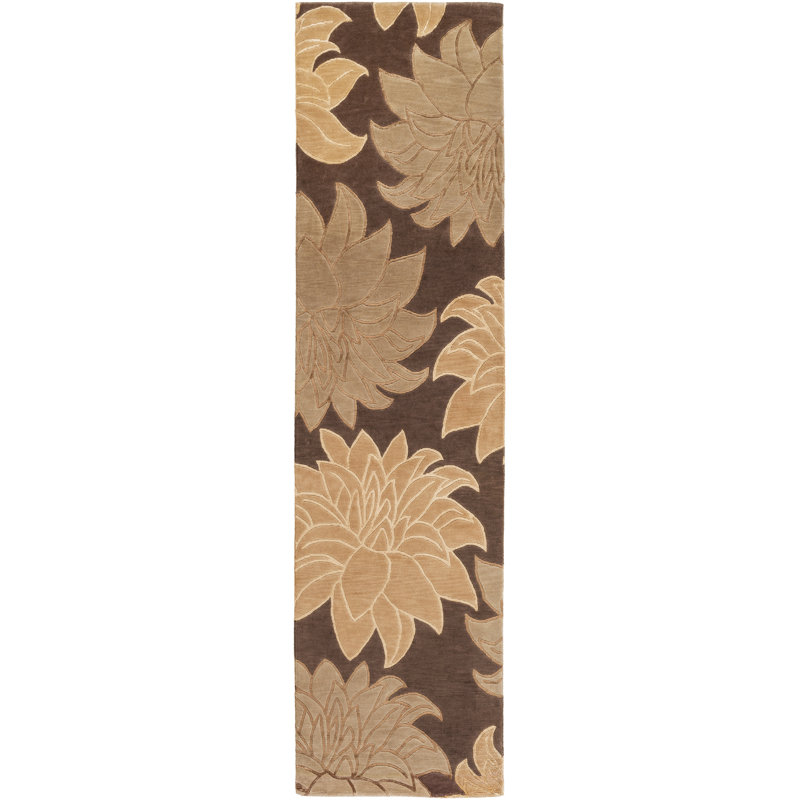 Karlskrona Wool Floral Indoor Rug, Runner 2'6" x 10'