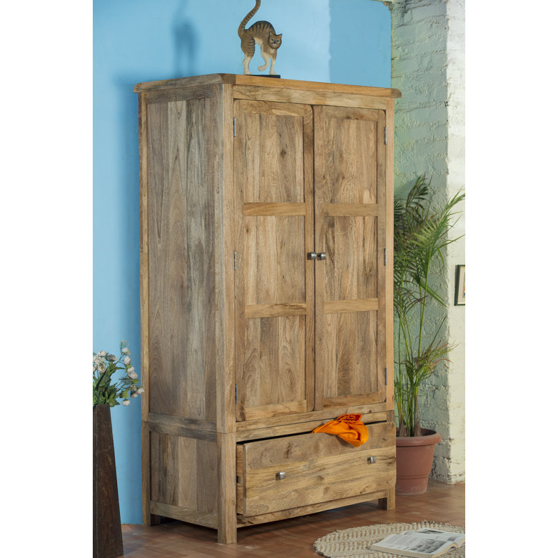 Araban 2 Door Solid Wood Wardrobe