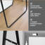 Miroir de plancher Miroir pleine longueur de style moderne