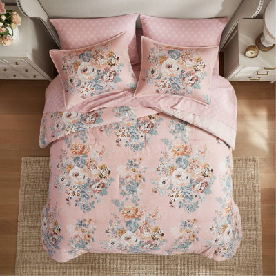 Ensemble de 7 pièces à motif floral inspiré du vin 7 pièces, rose