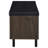 Clackamas Smoked Oak 2-Door Storage Bench-2091442532