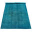 Tapis unique en laine turquoise de style nouvel âge 6 pi 8 po x 10 pi 3 po Grand Ridge