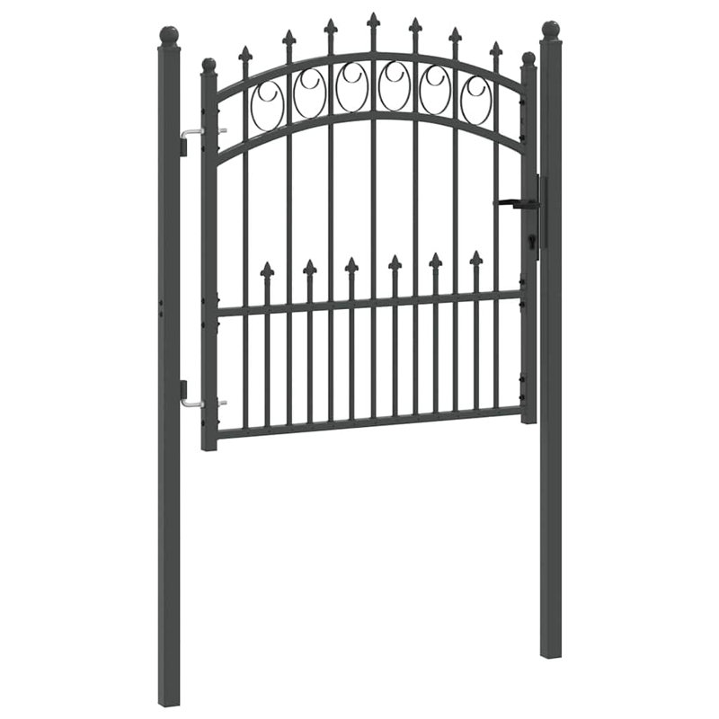Steel Gate Fencing, 157cm H x 104cm W