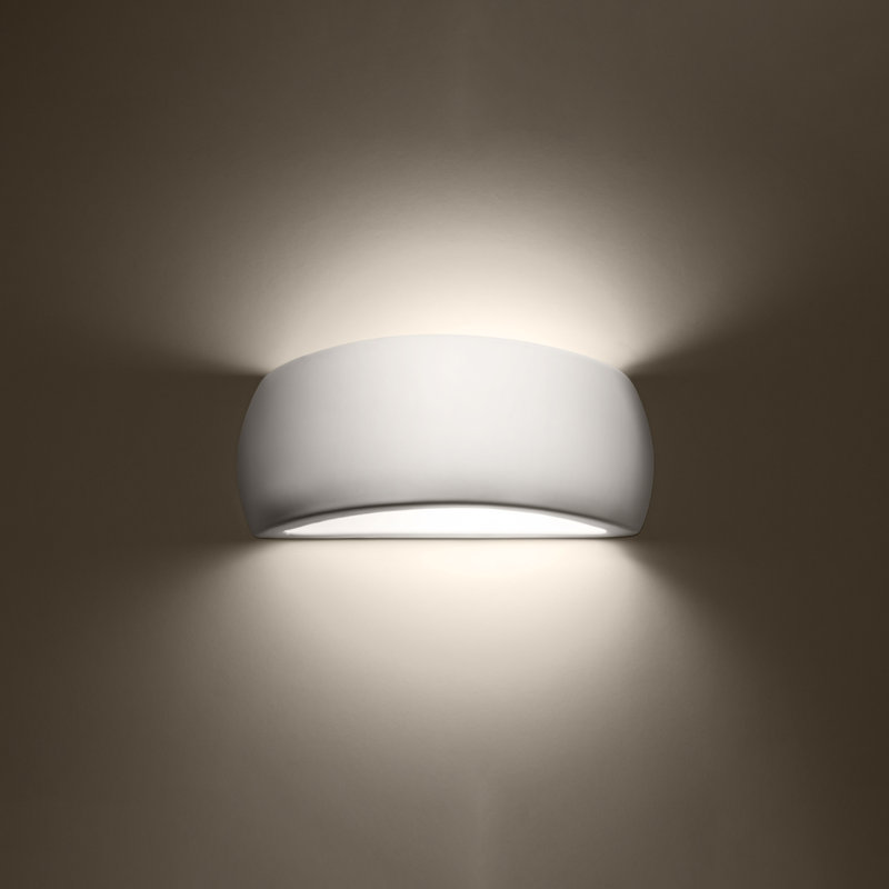 Ceramic Flush Mounted Sconce