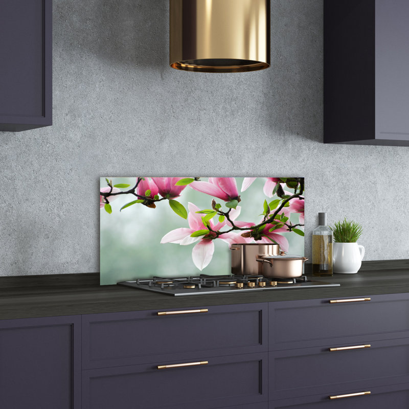 Loarine 50cm W x 100cm L Glass Peel and Stick Panel