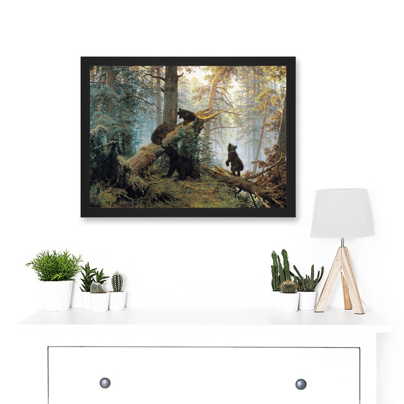The Morning in A Pine Forest - Single Picture Frame Art Prints