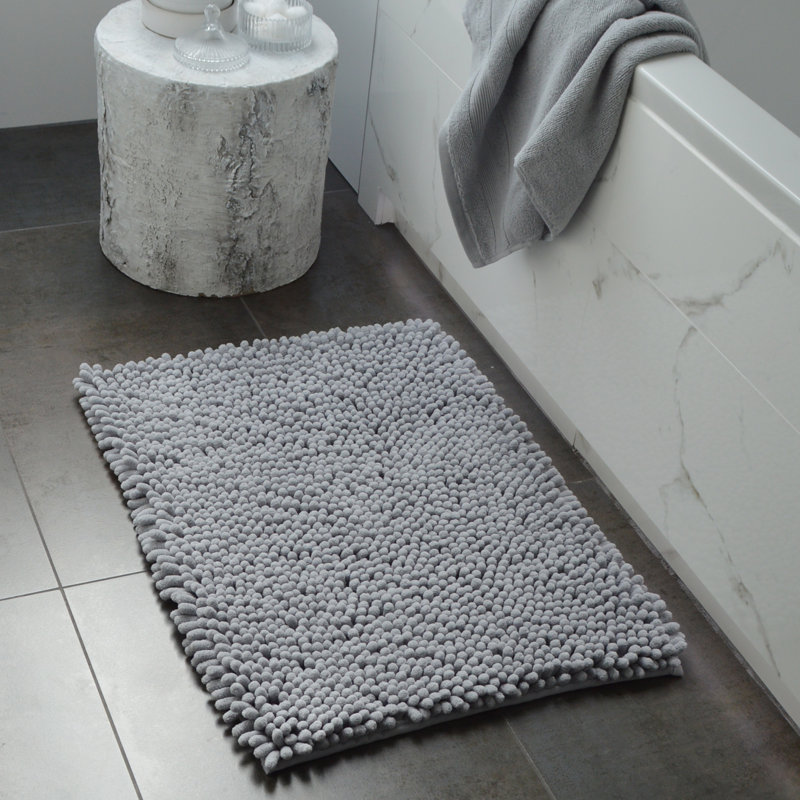 Norihisa Jumbo Bobble Bath Mat, Dove Grey