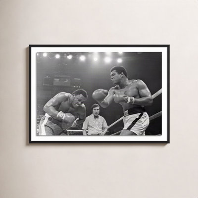 Adom "Muhammad Ali Punching Joe Frazier" Print