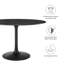 Table de bar Lippa, plateau rond en marbre artificiel, par Modway-410900533-471470867-471470866