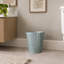Poubelle décorative en fer 10 "| Or mat | Feuille gravée-1765518102