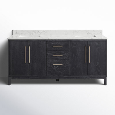 Langosta 72 Free Standing Double Bathroom Vanity with Top