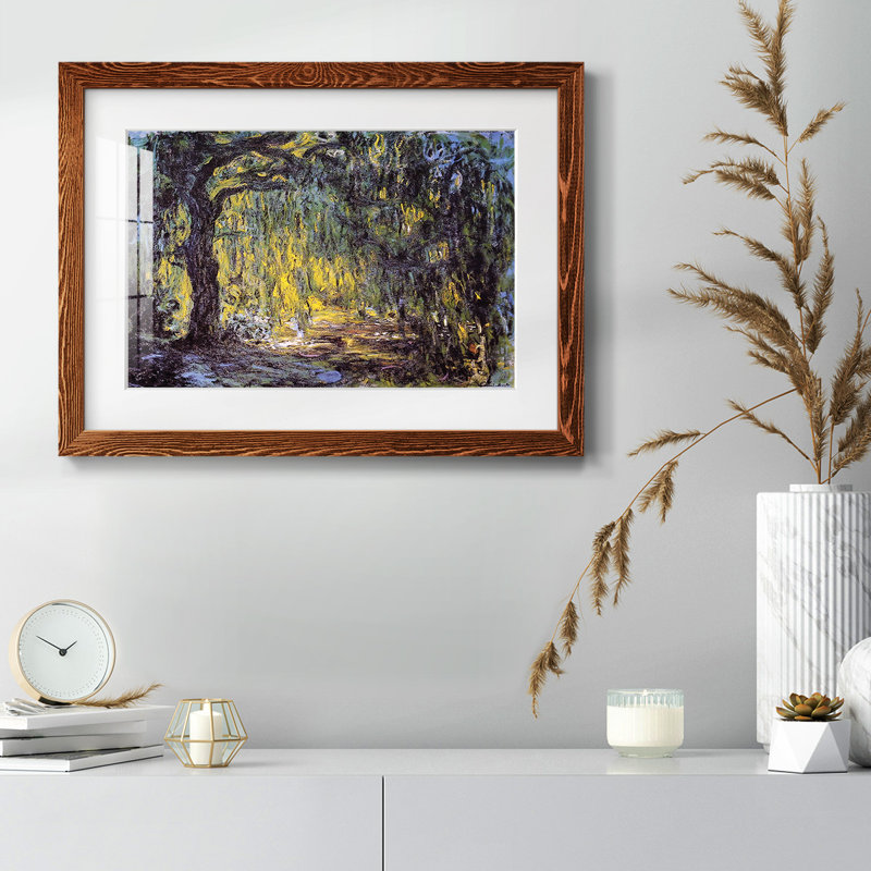 «Weeping Willow 2», reproduction encadrée sur papier, H 22 po x l 32 po, Érable