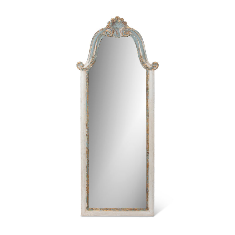 Miroir vestibule en bois sculpté