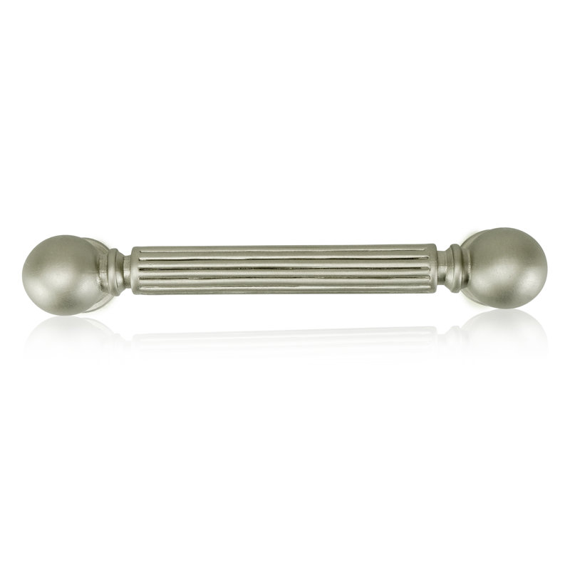 5" C TO C OLD ENGLISH CANTERBURY PULL; SATIN NICKEL FINISH
