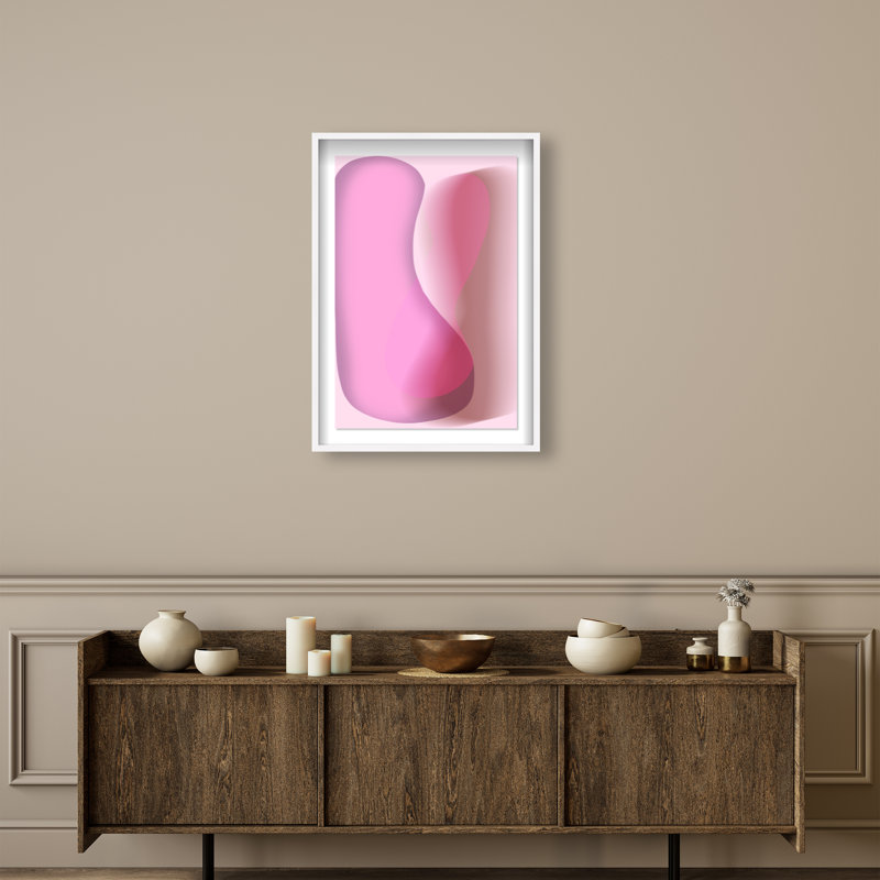 Dancing Lovers Print by Oliver Gal, 55.5"H x 37.5"W, White Shadowbox