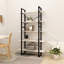 Hars 175cm H Metal Etagere Bookcase-951100283-951100284