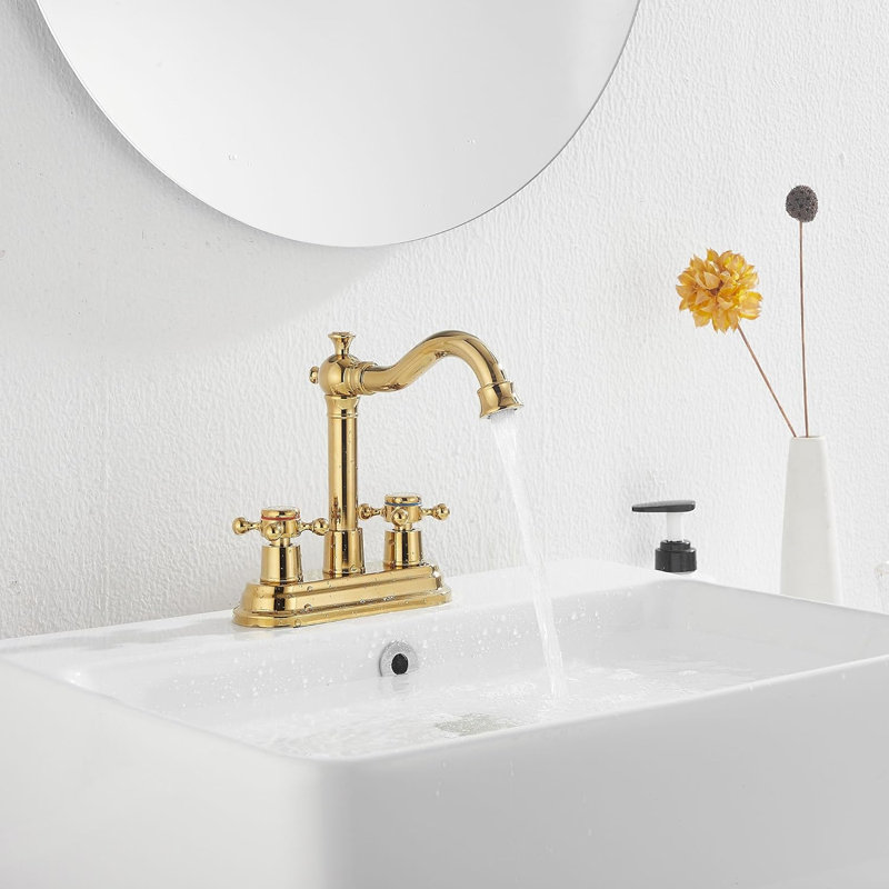 Robinet de lavabo pour salle de bain 4 pouces Centreset