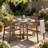 Cotswald 4 - Person Acacia Wood Patio Dining Set With Round Table-157441707-157441708