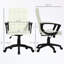 Chaise de bureau en lin Majeris-2110083586