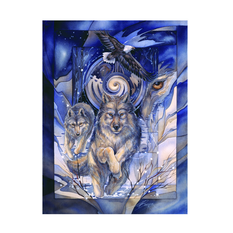 Art mural sur toile tendue - «Power Of A Dream» de Jody Bergsma pour décoration de salon, de chambre à coucher ou de bureau - 14 x 19