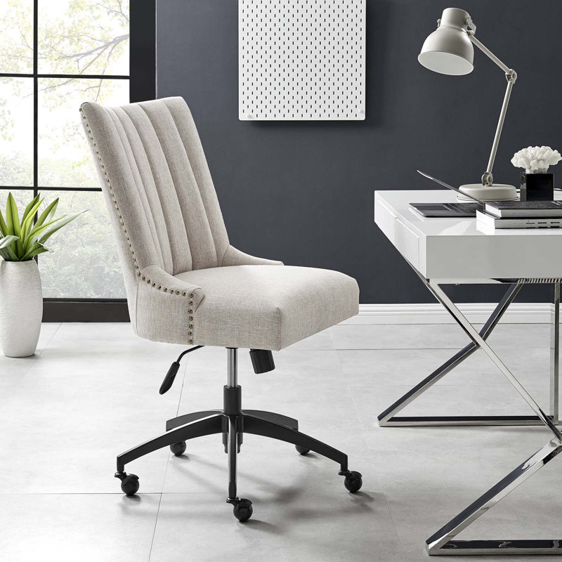 Chaise de bureau Empower Channel, Noir, Beige
