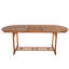 Oval Wooden Extendable Outdoor Dining Table