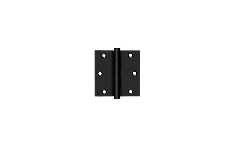Butt Bearing Hinge, Paint Black