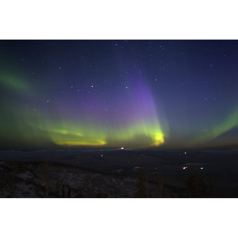 Northern Lights - Wrapped Canvas Print, 51cm H x 76cm W x 3.8cm D