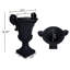 Pot de fleurs élégant en oxyde de magnésium noir, pouvant accueillir plusieurs plantes, 48,2 cm de hauteur, 28,3 cm de largeur, 39,4 cm de profondeur, trou de drainage, aucun assemblage requis, convient aux pots de 48,2 cm de hauteur x 28,3 cm de largeur.