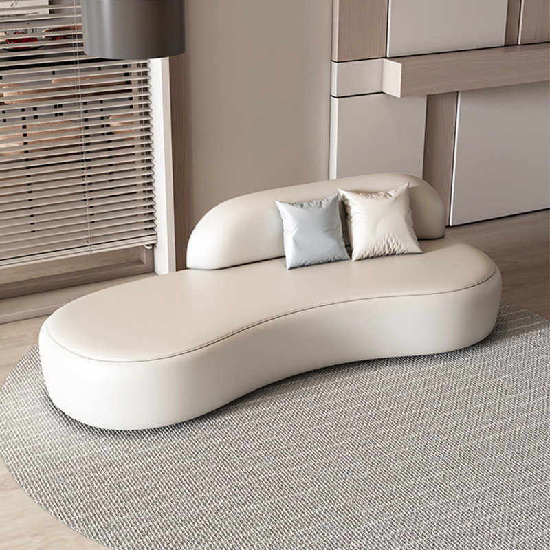 Chaise longue rembourrée Simple Modern Elegant Home, Beige
