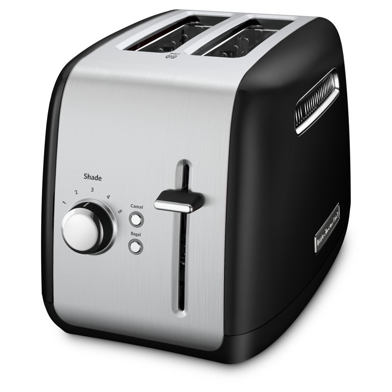 KitchenAid® 2-Slice Toaster with Manual Lift Lever, Onyx Black