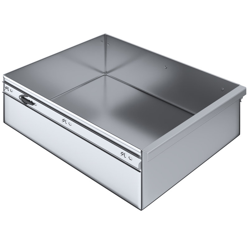 Tiroir de table en acier inoxydable 15 po x 20 po x 5 po