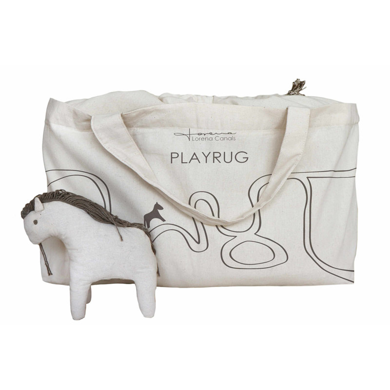 Tapis de jeu en coton et coton lavable Path of Nature