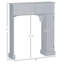 Armoire de rangement au-dessus de la toilette avec tablettes réglables, support de toilette