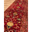 Tapis en laine et coton rouge noué à la main Original