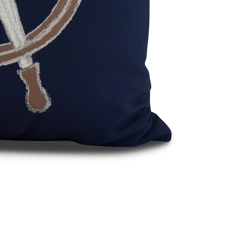 Housse et insert de coussin carré Nantucket, Bleu marine, 20 po x 20 po
