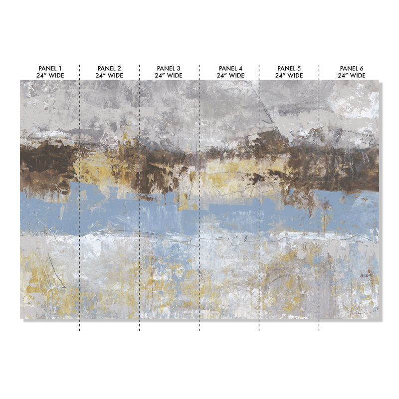 Murale horizon d’horizon lake, l 96 po x L 144 po