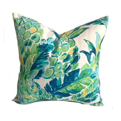Tropical Pineapple Outdoor Pillow Cover