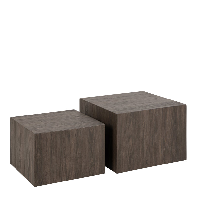 Babajko Coffee Table, Dark Brown Wood