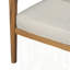 Fauteuil club d'extérieur en bois d'acacia (ensemble de 2)