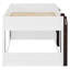 Lit mezzanine avec maisonnette et rangement, lit en bois moderne-59647069