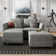 Manusite Convertible Modular Sectional Couch With Reversible Storage Chaise