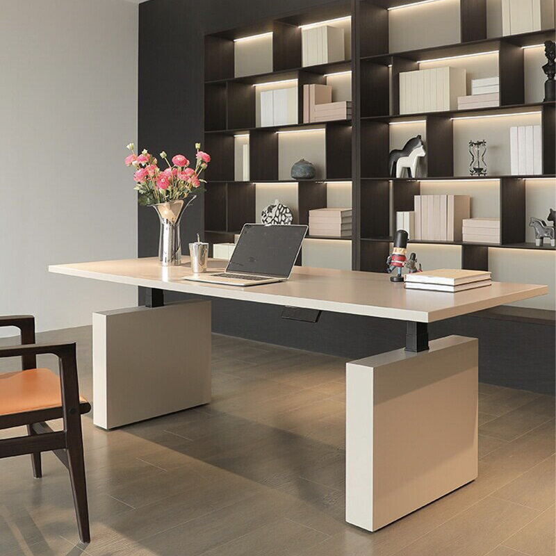 Bureau debout 62,99 po Modern, 25.59" H x 62.99" W x 27.56" D