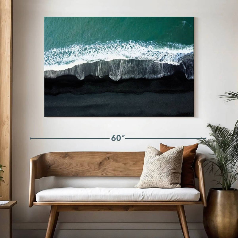 Gillard Reynisfjara plage noire, H 34 po x l 51 po