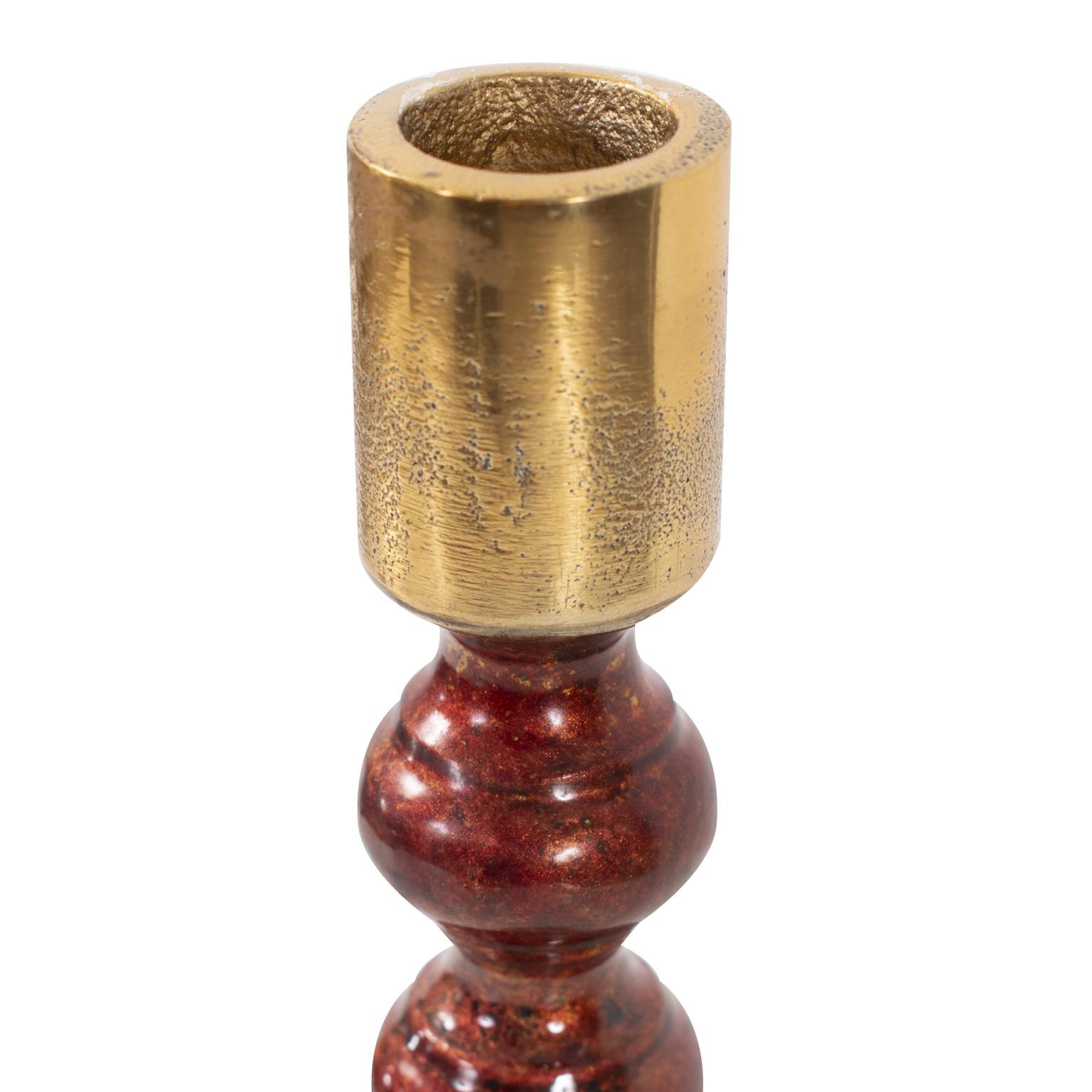 Candlestick Holder, 12" H x 4" W x 4" D